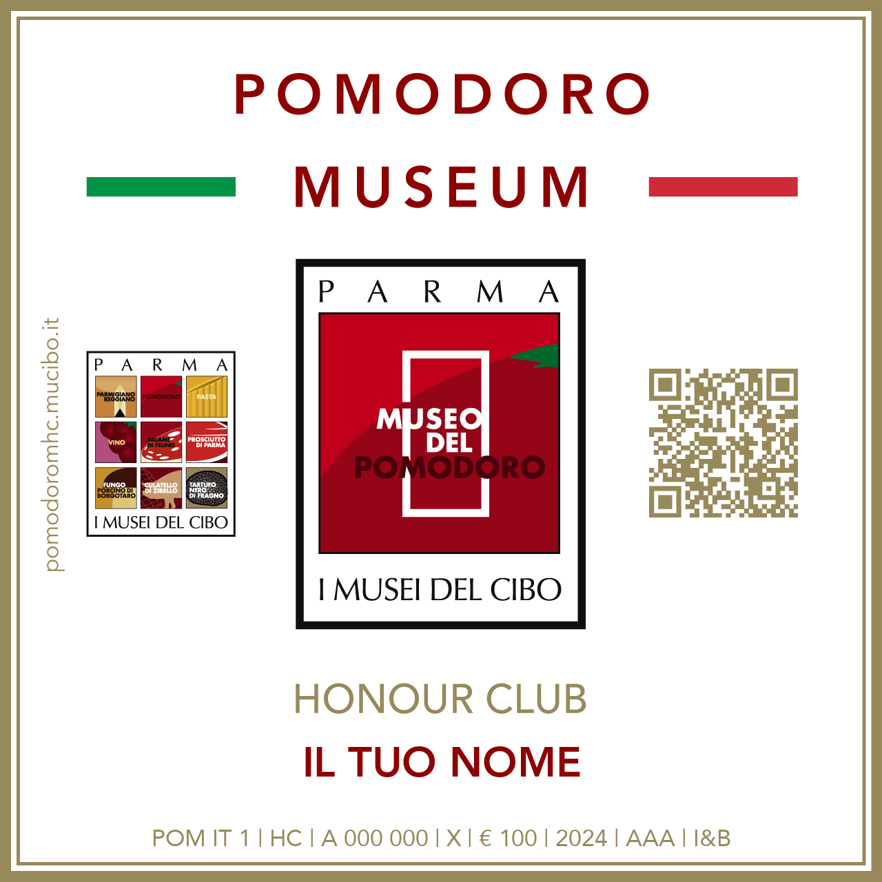 Pomodoro Museum Honour Club - Token - IL TUO NOME